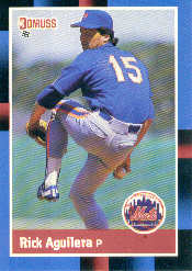 1988 Donruss Baseball Cards    446     Rick Aguilera